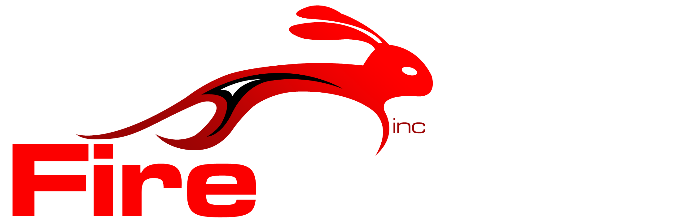 FireRabbit Inc. logo — a leaping red rabbit with a flaming tail